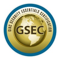 GSEC badge.